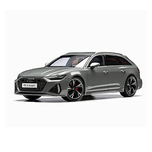 Motorfahrzeuge Replika Auto 1:18 Für Audi RS6 C8 Simulation Diecast Alloy Sports Car Model Collection Souvenir Ornaments Display Originalgetreue Nachbildung (Color : Titanium) von DRModels