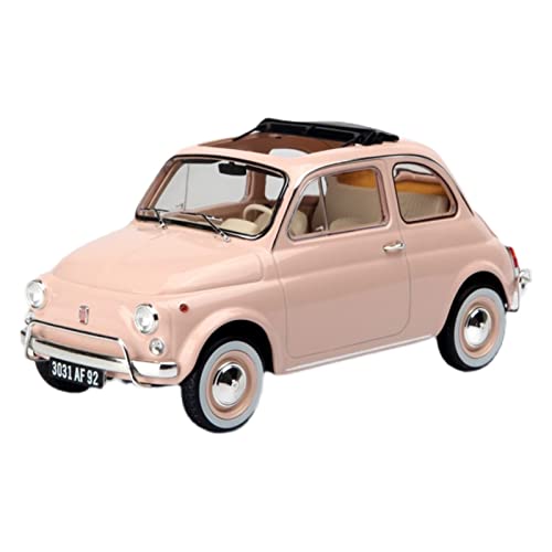 Motorfahrzeuge Replika Auto 1:18 Für FIAT 500 L 1968 Simulation Diecast-Legierung Oldtimer-Modell Erwachsenenkollektion Souvenir-Display Originalgetreue Nachbildung von DRModels