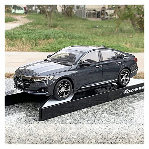 Motorfahrzeuge Replika Auto 1:18 Für Honda Accord 2022 Simulation Diecast Metal Automodell Erwachsene Sammlung Souvenir Ornamente Display Originalgetreue Nachbildung (Color : Black) von DRModels