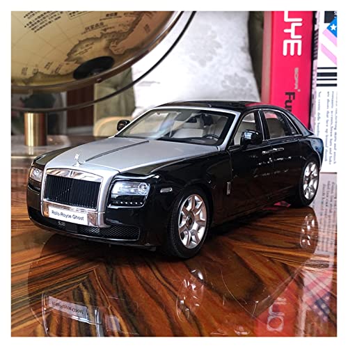 Motorfahrzeuge Replika Auto 1:18 Für Rolls Royce Ghost Simulation Diecast Alloy Luxury Car Model Adult High-End Collection Display Originalgetreue Nachbildung (Color : Silver) von DRModels