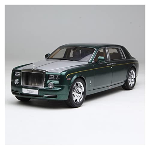 Motorfahrzeuge Replika Auto 1:18 Für Rolls-Royce Phantom Alloy Green Luxury Car Model Diecast Simulation Vehicles Collection Ornaments Originalgetreue Nachbildung von DRModels
