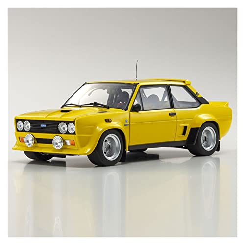 Motorfahrzeuge Replika Auto 1:18 Simulation Für FIAT 131 Druckgusslegierung Gelb Automodell Erwachsene Sammlung Display Ornamente Originalgetreue Nachbildung von DRModels