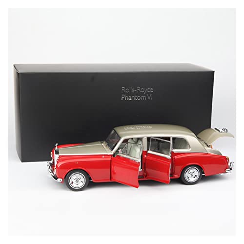 Motorfahrzeuge Replika Auto 1:18 Simulation Für Rolls-Royce Phantom Alloy Classic Luxury Car Model Diecast Vehicles Collection Ornaments Originalgetreue Nachbildung (Color : Red B) von DRModels