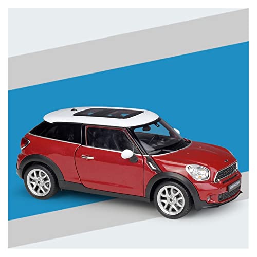 Motorfahrzeuge Replika Auto 1:24 Für Mini Cooper S Paceman Alloy Automodell Statische Druckgussfahrzeuge Sammlung Souvenir Display Originalgetreue Nachbildung (Color : Red) von DRModels