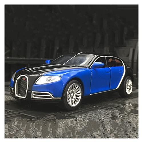 Motorfahrzeuge Replika Auto 1:32 Für Bugatti Galibier Legierung Sportwagenmodell Diecast Simulation Sound Licht Spielzeugfahrzeuge Dekorativ Originalgetreue Nachbildung (Color : Blue) von DRModels