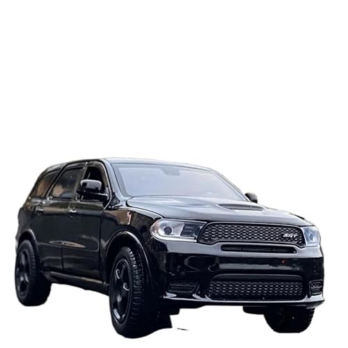 Motorfahrzeuge Replika Auto 1:32 Für Dodge Durango SUV Legierung Diecast Metall Fahrzeuge Auto Modell Sound Und Licht Simulation Sammlung Originalgetreue Nachbildung (Color : Black) von DRModels