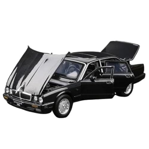 Motorfahrzeuge Replika Auto 1:32 Für Jaguar XJ6, Klassisches Auto, Legierung, Automodell, Druckguss, Fahrzeuge Hohe SimulationGeschenke Für Sammeln Originalgetreue Nachbildung (Color : Black) von DRModels