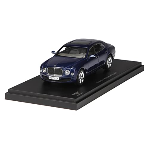 Motorfahrzeuge Replika Auto 1:43 Für Bentley Mulsanne Static Simulation Luxury Car Modell Die-Cast Vehicle Adults Collection Ornaments Originalgetreue Nachbildung (Color : Blue) von DRModels