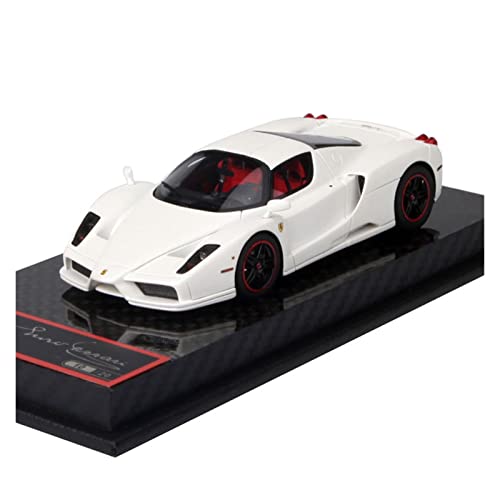 Motorfahrzeuge Replika Auto 1:43 Für Ferrari Enzo Supercar Simulation Harz Auto Modell Statische Diecast Fahrzeuge Sammlung Souvenir Originalgetreue Nachbildung (Color : White) von DRModels