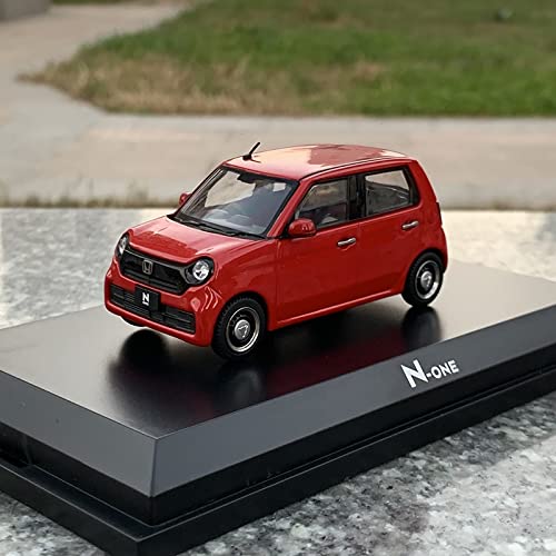 Motorfahrzeuge Replika Auto 1:43 Für Honda N-ONE Simulation Diecast Metal Mini Car Model Collection Souvenir Ornaments Display Originalgetreue Nachbildung (Color : Red) von DRModels