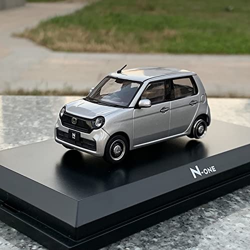 Motorfahrzeuge Replika Auto 1:43 Für Honda N-ONE Simulation Diecast Metal Mini Car Model Collection Souvenir Ornaments Display Originalgetreue Nachbildung (Color : Silver) von DRModels