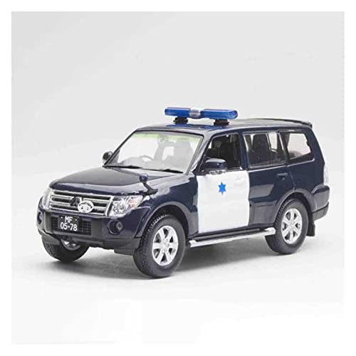 Motorfahrzeuge Replika Auto 1:43 Für Mitsubishi Pajero Macau Customs Department Alloy Offroad Car Model Fans Collectible Gift Souvenir Originalgetreue Nachbildung von DRModels