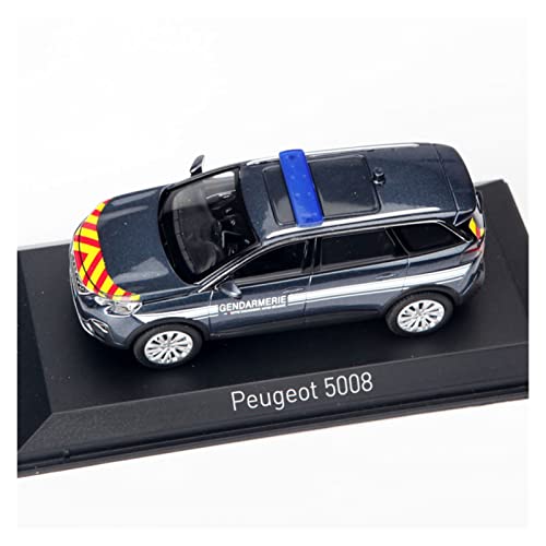 Motorfahrzeuge Replika Auto Boutique 1:43 Für Peugeot 5008 2020 SUV-Simulation Diecast-Legierung Automodell Erwachsene Sammlungsanzeige Originalgetreue Nachbildung (Color : Blue) von DRModels