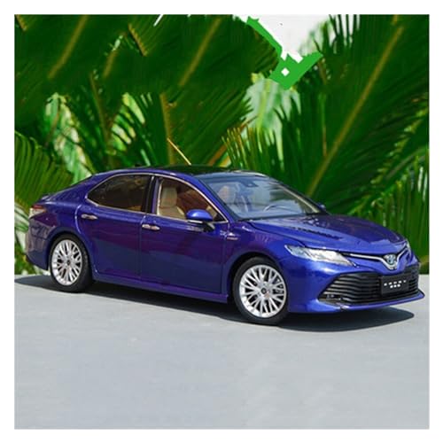 Motorfahrzeuge Replika Auto Legierung Druckguss 1:18 Auto Modell Für Toyota Camry 8th Simulation Metall Auto Spielzeug Originalgetreue Nachbildung (Color : Blue) von DRModels