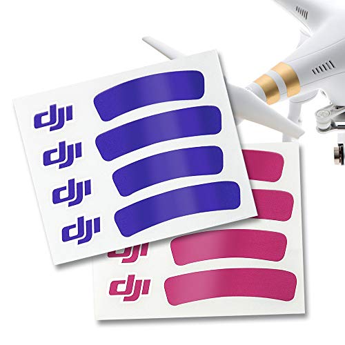 DROHNENSTORE24.DE ...DER DROHNEN-GURU DJI Sticker 2er Set Aufkleber Pink & Blau Violett für DJI Phantom Serie 3 Standard Advanced Professional von DROHNENSTORE24.DE ...DER DROHNEN-GURU