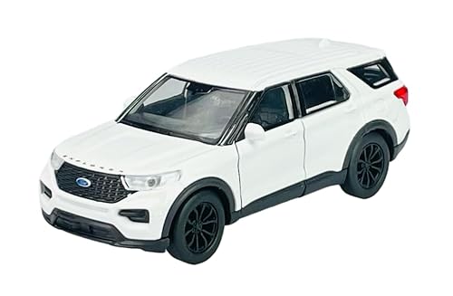 Welly 2023 Ford Explorer Weiss ca 1/34-1/39 Metall Modell Auto Die Cast Neu im Kasten von DROMADER