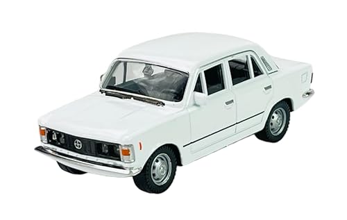 Welly FIAT 125p 125 P Weiss 1967-1972 Polski FIAT 1/43-1/49 Metal Modell Auto Die Cast Neu im Kasten von DROMADER