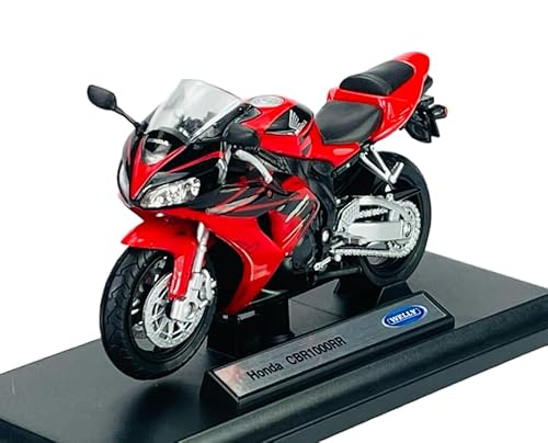 Welly Honda CBR1000RR CBR 1000 RR Rot Mit Sockel 1:18 1/18 Metall Modell Motorrad Die Cast Neu im Kasten von DROMADER