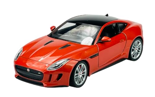 Welly Jaguar F-Type Coupe Orange Ab 2013 1/24 1:24 Die Cast Metall Modell Auto Neu im Kasten von DROMADER