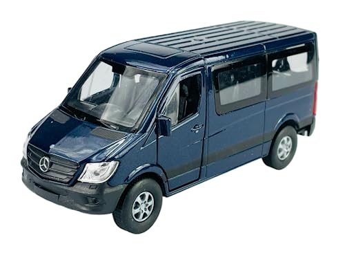 Welly Mercedes-Benz Sprinter Traveliner Blau 1/34-1/39 Metal Modell Auto Die Cast Neu im Kasten von DROMADER