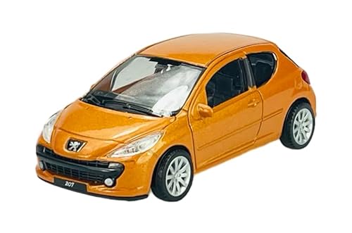Welly Peugeot 207 Orange 1/43-1/49 Metal Modell Auto Die Cast Neu im Kasten von DROMADER