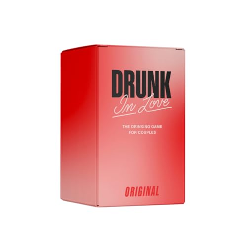 DRUNK IN LOVE Original Paare Trinkkartenspiel Super Fun Date Night Spiele & Beziehung Paare Spiele für Erwachsene 100 Dare Karten für Ihren Partner Romantische Jubiläumsfeier von DRUNK IN LOVE