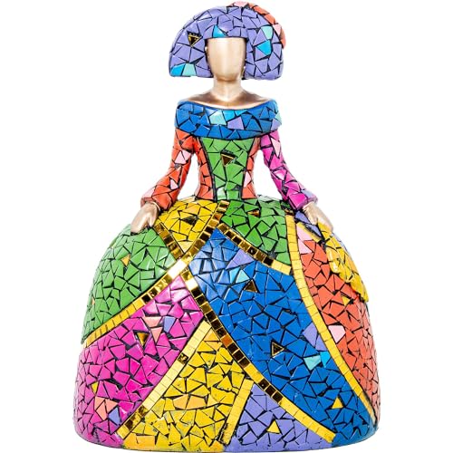 DRW Figur Einer Menina Mosaik aus Kunstharz, Mehrfarbig, 13 x 18 x 24 cm DRW Figur Einer Menina Mosaik aus Kunstharz, Mehrfarbig, 13 x 18 x 24 cm von DRW