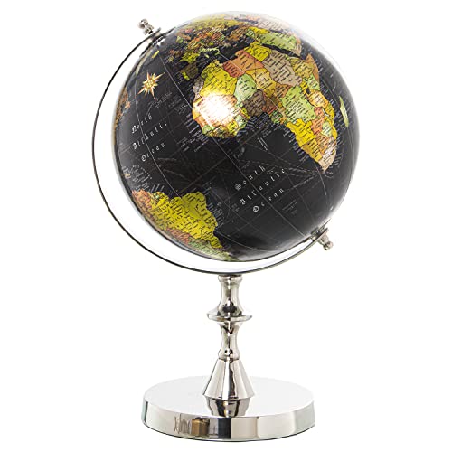 DRW Folienballon aus Nickel und in mehreren Farben, 21 x 20 x 35 cm, Ballon 20 cm, Basis 14,5 cm von DRW