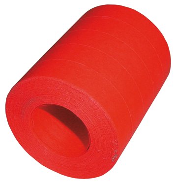 Luftschlangen rot, 12x5er Jumbo-Rollen = 60 XL Einzelrollen je 15m/14mm XL Breite, Lieferung Frei Haus von DS