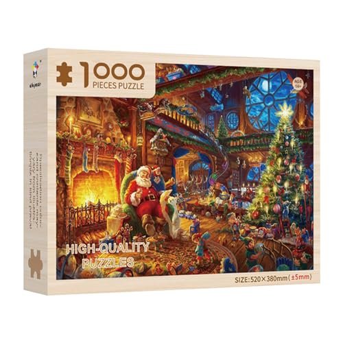 1000 Stück Holzpuzzle Brett, 20,8 x 15 Zoll Erwachsene Puzzle Lernspiel Herausforderung Spielzeug, Erwachsene Holzpuzzle, Jigsaw Puzzle Board Tragbar (C) von DSOPV