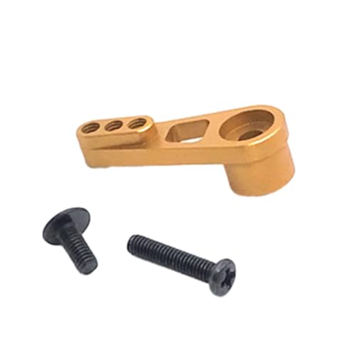 DSOUWEH 25T Aluminiumlegierung Lenkservoarm Horn Kits für Wltoys 1/18 A949 RC Metall Upgrade 25T Servoarm RC 25T Servohorn, Gold DSOUWEH 25T Aluminiumlegierung Lenkservoarm Horn Kits für Wltoys 1/18 A949 RC Metall Upgrade 25T Servoarm RC 25T Servohorn, Gold von DSOUWEH