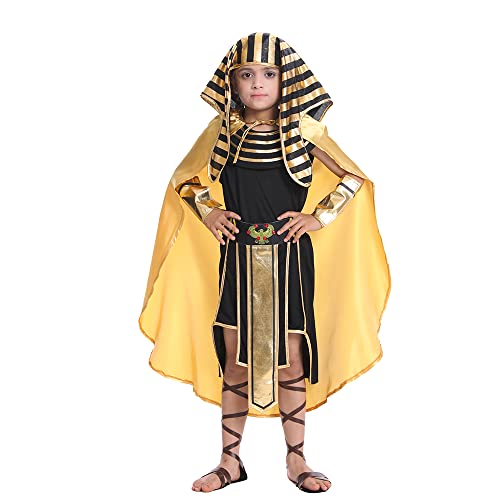 Dsplay Ägyptischer Pharao-Kostüm für Jungen, Cosplay, Halloween, 7-9 Jahre Dsplay Ägyptischer Pharao-Kostüm für Jungen, Cosplay, Halloween, 7-9 Jahre von DSPLAY