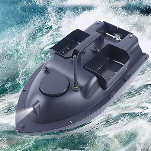 DSYOGX 500m Futterboot Fernbedienung Bausatz RC Fischköder Boot Köderboot Baitboat Nachtangeln für das Auswerfen in Flüssen, Seen oder seichtem Wasser, Ladegewicht 2kg, 50x25x17cm von DSYOGX