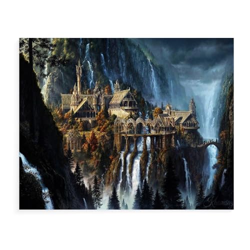 DTASSVEW 500/1000/1500 Puzzle - Der Herr Der Ringe Für Kinder Erwachsene Puzzle Educational Intellectual Decompressing Fun Family Game for Kinder Erwachsene Toy Serie Poster-S391 von DTASSVEW