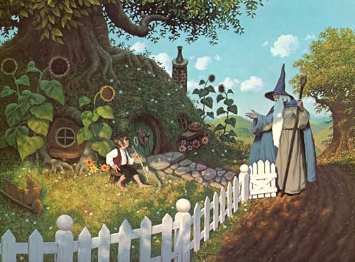 DTASSVEW 500/1000/1500 Puzzle - The Lord of The Rings Für Kinder Erwachsene Puzzle Educational Intellectual Decompressing Fun Family Game for Kinder Erwachsene Toy Filmplakat-s028 von DTASSVEW