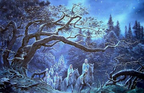 DTASSVEW Puzzle 500/1000/1500 Teile - The Lord of The Rings Puzzle Für Erwachsene,Puzzle Farbenfrohes Legespiel,Geschicklichkeitsspiel Für Die Ganze Familie - Filmplakat-s022 von DTASSVEW