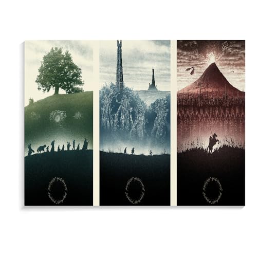 DTASSVEW Puzzle -500/1000 /1500 Stück Herr Der Ringe Serie Plakat-Z008 für Kinder Erwachsene Puzzle Educational Intellectual Decompressing Fun Family Game von DTASSVEW