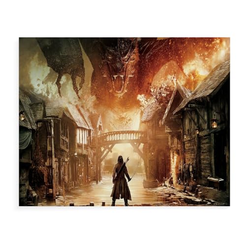 DTASSVEW Puzzle Erwachsene Holz Puzzle Der Herr Der Ringe Film Serie Poster-F027 1000 Teile Freizeit-Lernspielzeug, Kinder, Freunde Und Familie (75X50 cm) von DTASSVEW