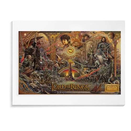 DTASSVEW Puzzle Erwachsene Holz Puzzle Herr Der Ringe Serie Plakat-Z100 Teile Freizeit-Lernspielzeug, Kinder, Freunde Und Familie von DTASSVEW