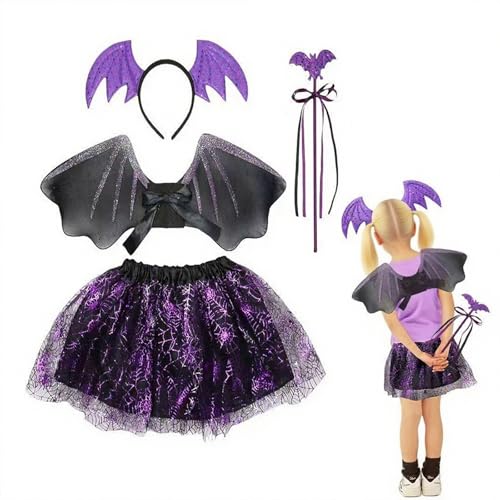 DTOHMOM Tierkostüm Kinder Tutu Rock mit Zubehör Tier Ohren Stirnband Fliege Tierpfoten Schwanz Tier Verkleiden Karneval Party Halloween Kostüm für Mädchen (Spielzeug (COS BF)) von DTOHMOM