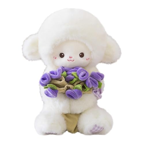 DTREELS Schaf Plüschtier Kleine Schafpuppe Niedliche Plüschtier Tierpuppe Mädchen Baby Geburtstag Sammelpuppe Kid Stuffed von DTREELS