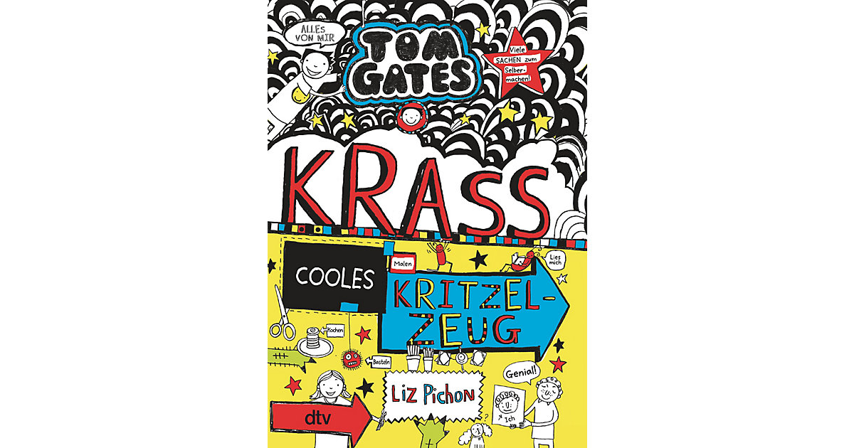 Buch - Tom Gates: Krass cooles Kritzelzeug von DTV