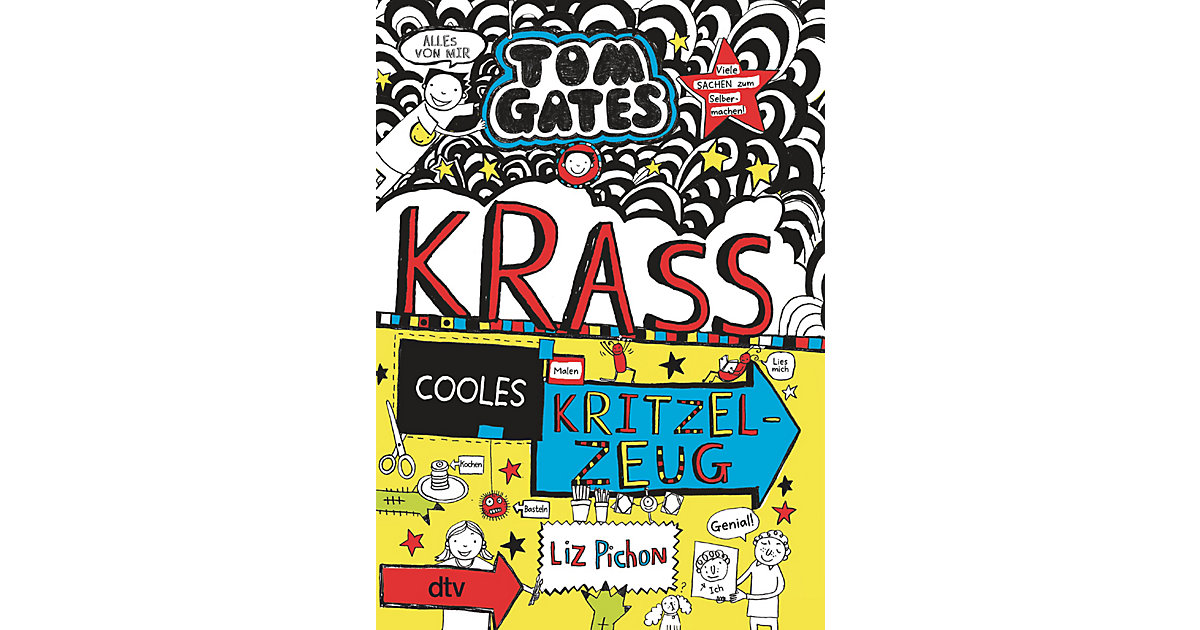 Buch - Tom Gates: Krass cooles Kritzelzeug Buch - Tom Gates: Krass cooles Kritzelzeug von DTV