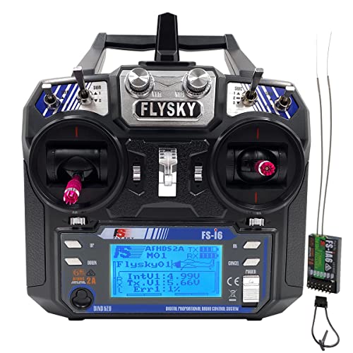 DTXMX Flysky FS-i6 2.4G 6 Kanal RC Sender mit FS-iA6 Empfänger Radio Control System für RC Quadkopter Festflügel Helikopter DTXMX Flysky FS-i6 2.4G 6 Kanal RC Sender mit FS-iA6 Empfänger Radio Control System für RC Quadkopter Festflügel Helikopter von DTXMX