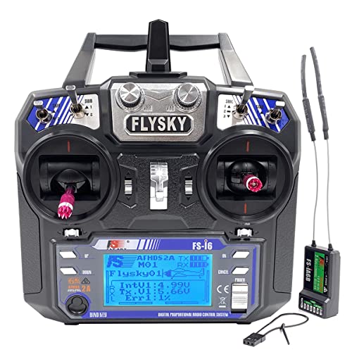 DTXMX Flysky FS-i6 6CH 2.4G RC Fernbedienung Sender und Empfänger FS-iA6B AFHDS 2A Funk-Controller für RC FPV Drohne Quadrocopter Flosse Mode-2 DTXMX Flysky FS-i6 6CH 2.4G RC Fernbedienung Sender und Empfänger FS-iA6B AFHDS 2A Funk-Controller für RC FPV Drohne Quadrocopter Flosse Mode-2 von DTXMX