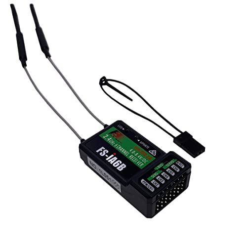 DTXMX Flysky FS-iA6B Empfänger 6CH 2.4G AFDHS2A Unterstützung PWM/PPM/i-Bus-Ausgang Kompatibel mit FS-i6 FS-i6X und FS-i6S RC Sender Radio Fernbedienung DTXMX Flysky FS-iA6B Empfänger 6CH 2.4G AFDHS2A Unterstützung PWM/PPM/i-Bus-Ausgang Kompatibel mit FS-i6 FS-i6X und FS-i6S RC Sender Radio Fernbedienung von DTXMX