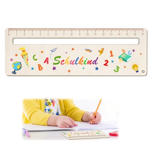 DTXYBC Lesehilfe Kinder 1 Klasse, Lesehilfe aus Holz, Lesehilfe und Lineal, personalisiert & handgefertigt, Geschenkidee für 1. Klasse, Geschenk für Kind, Einschulungsgeschenk aus Holz DTXYBC Lesehilfe Kinder 1 Klasse, Lesehilfe aus Holz, Lesehilfe und Lineal, personalisiert & handgefertigt, Geschenkidee für 1. Klasse, Geschenk für Kind, Einschulungsgeschenk aus Holz von DTXYBC