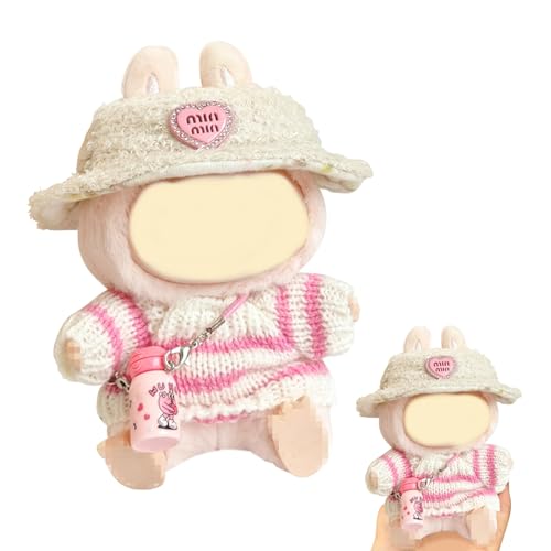 Kleidung, 17cm Puppenkleidung, Puppen Zubehör, Bekleidung für Plüsch, Kleidung für Puppe, Für La-bubu Puppe und Andere Puppen, Geeignet zum Fotografieren und Sammeln, DIY Kinder Geschenke (A) von DTXYBC