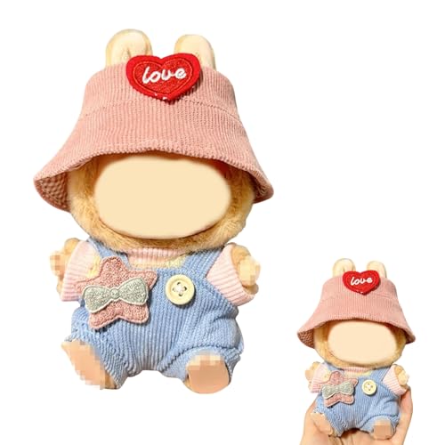 Kleidung, 17cm Puppenkleidung, Puppen Zubehör, Bekleidung für Plüsch, Kleidung für Puppe, Für La-bubu Puppe und Andere Puppen, Geeignet zum Fotografieren und Sammeln, DIY Kinder Geschenke (D) von DTXYBC