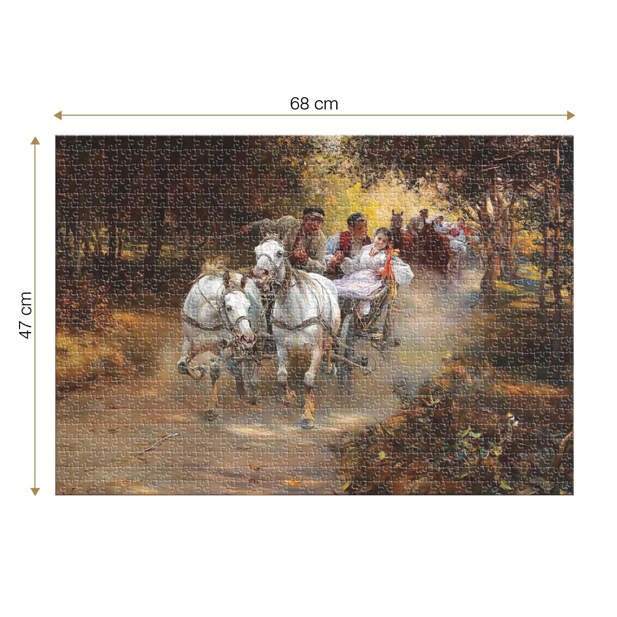 DToys Alfred Wierusz-Kowalski - Country Wedding 1000 Teile Puzzle Dtoys-74324 DToys Alfred Wierusz-Kowalski - Country Wedding 1000 Teile Puzzle Dtoys-74324 von DToys
